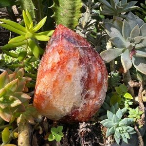 Absolutely gorgeous High Quality Fire Quartz Crystal Flame from Brazil.